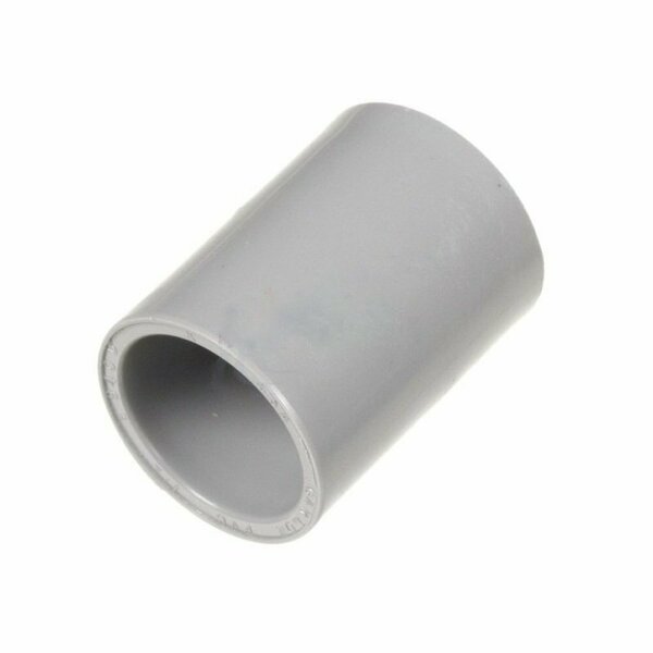American Imaginations 1.25-in. Plastic Cylindrical Coupling Modern Grey AI-36562